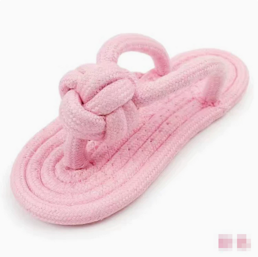 Durable Cotton Rope Slippers Dog Chew Toy